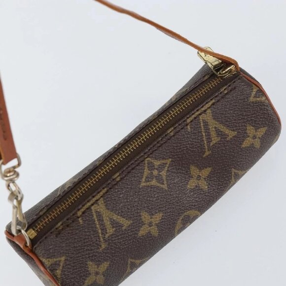 LOUIS VUITTON Monogram Papillon Pouch LV Auth - Picture 6 of 15